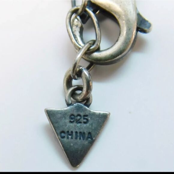 Silpada 925 Howlite Opal Mahogany Seed Sterling Silver Necklace 41g - Picture 3 of 5